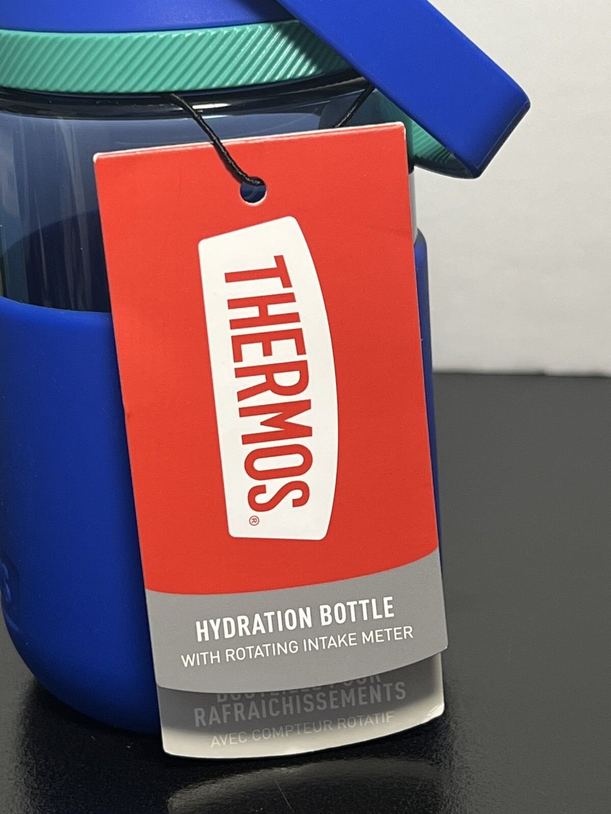 Thermos Hydration Bottle with Rotating Intake Meter Water Bottle 12 oz