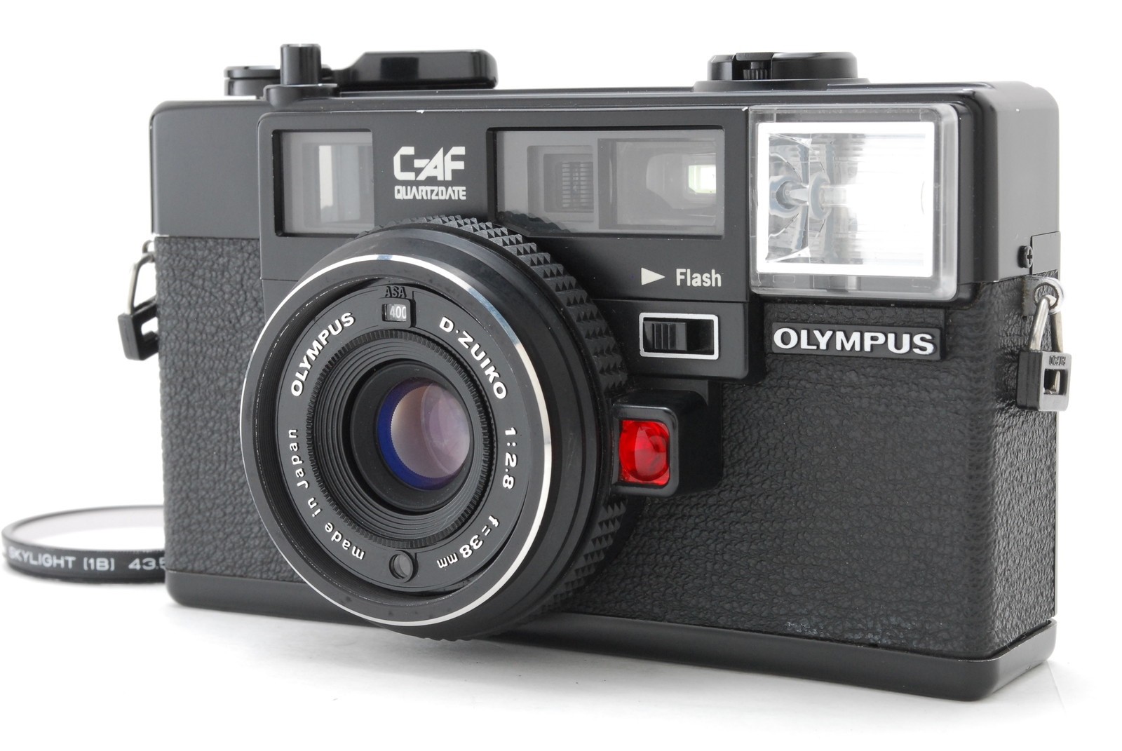 【EXC+5】Olympus C-AF Quartz Date 35mm Point & Shoot Camera Black From Japan