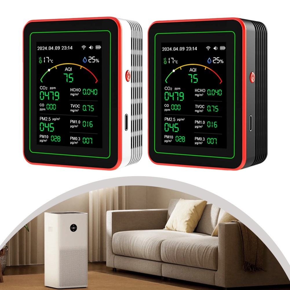 Real Time Air Quality Monitoring Device for Home and Office Environments