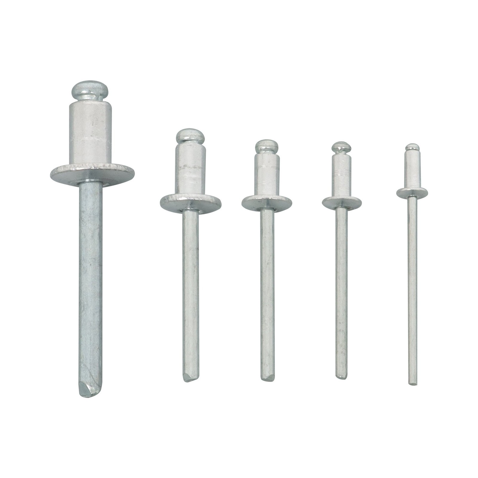 1/4 Pop Rivet Gun Kit with 200 Blind Rivet 5 Interchangeable Rivet Head