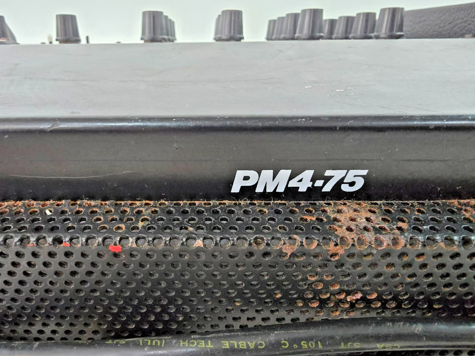 Vintage KMD Powered Mixer Amplifier Model PM4-75 Tested / Works