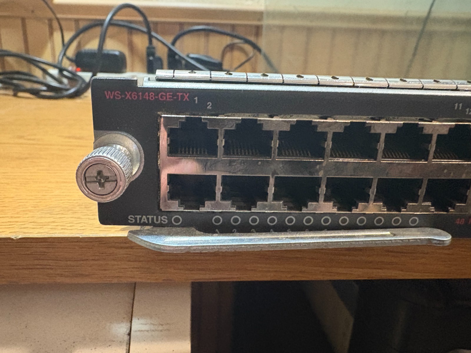 Cisco Module (WS-X6148-GE-TX) 48-Ports Plug-in Module Switch *AS IS*