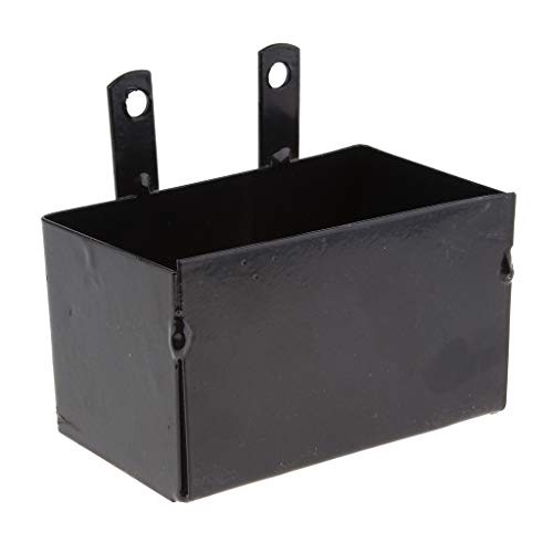 Sturdy Metal Motorcycle Batteries Carrier Case Storage Holder Box for 50cc