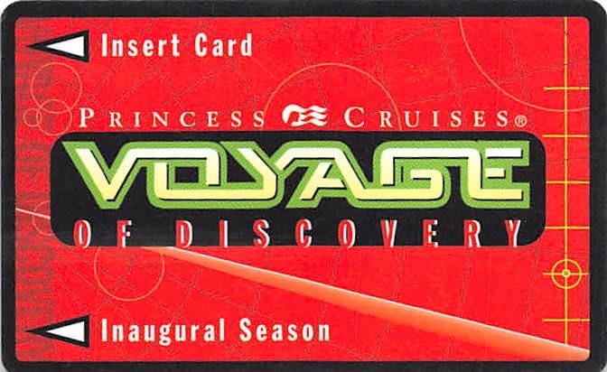 Princess Cruises Voyage of Discovery Arcade Game Card
