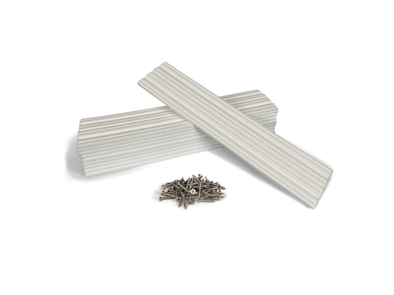 Caliber 23011 Marine Slides Trailer Bunk Slides - 10 Pack White - 3 x 15 Inches