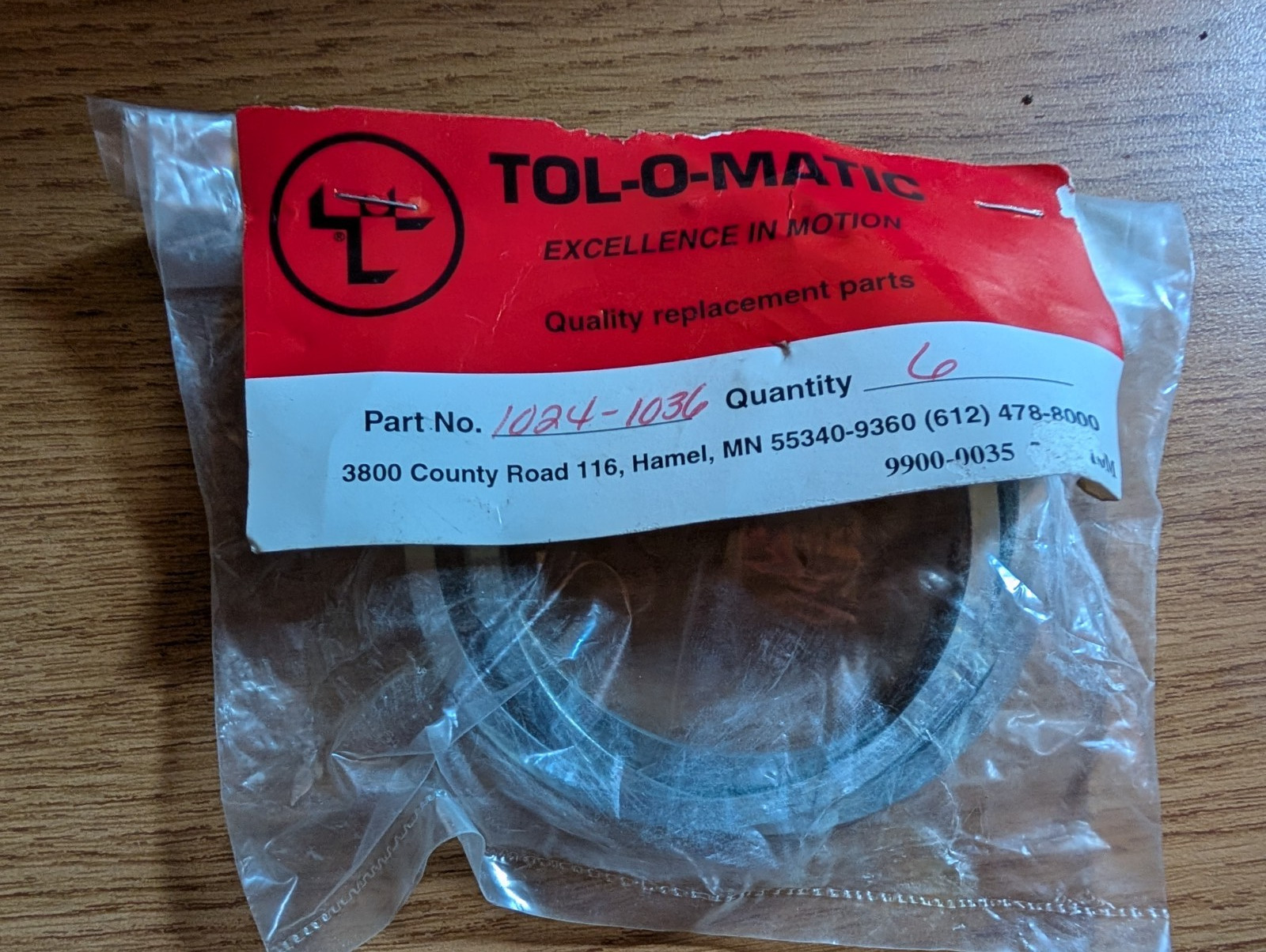 (6) TOLOMATIC 1024-1036