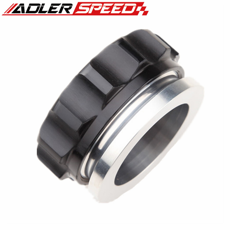 US STOCK 2.5inch 63.5mm Aluminum Weld On Filler Neck And Cap Oil Fuel Water Tank