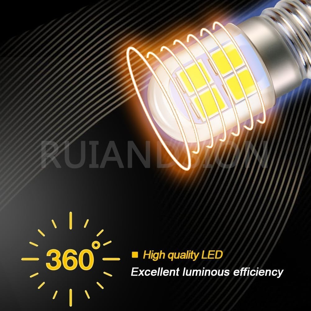 Multi-Purpose E10 LED Flashlight Bulb - 240LM, Cool White, Easy Install