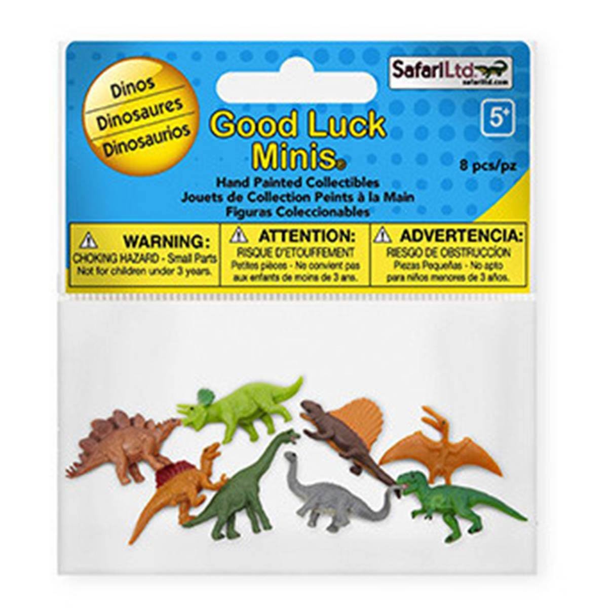 Dinos Fun Pack Mini Good Luck Figures Safari Ltd NEW Toys Animals Education