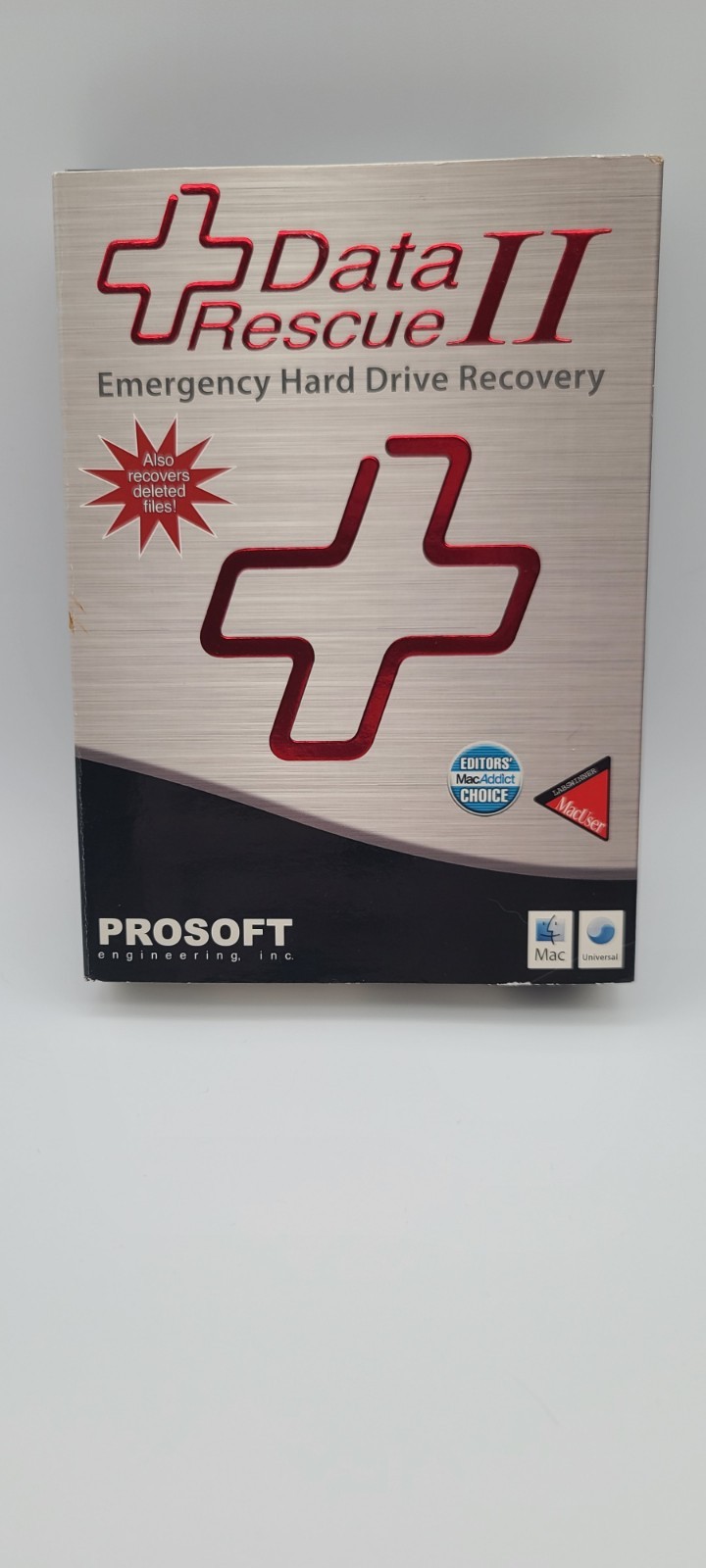 PROSOFT Data Rescue II Data Recovery CD for Mac SEALED