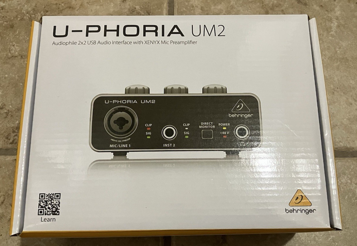 Behringer U-Phoria UM2 USB Audio Interface