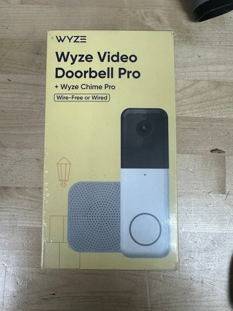 (NEW) Wyze Video Doorbell Pro + Chime Pro Wired or Wire-Free Camera