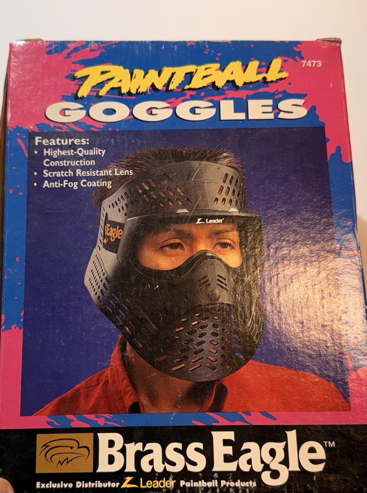 Vintage Paintball and Airsoft Mask Protective Goggles Protective Gear 1990s NIB