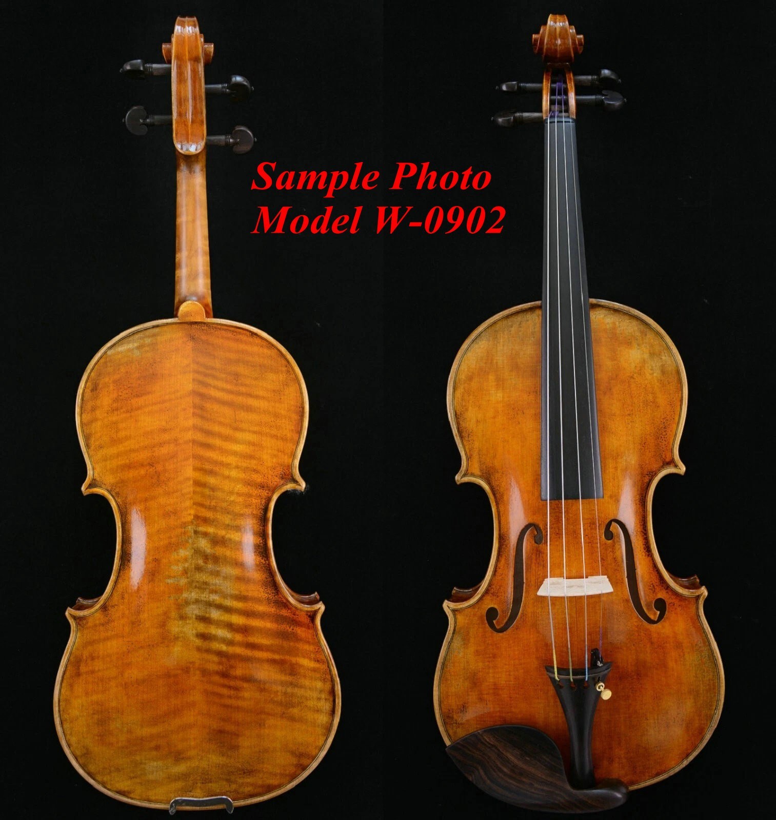 Fine Violin 4/4 Full Size Guarneri  Violin Antiqued Style Oil Varnish W-0902