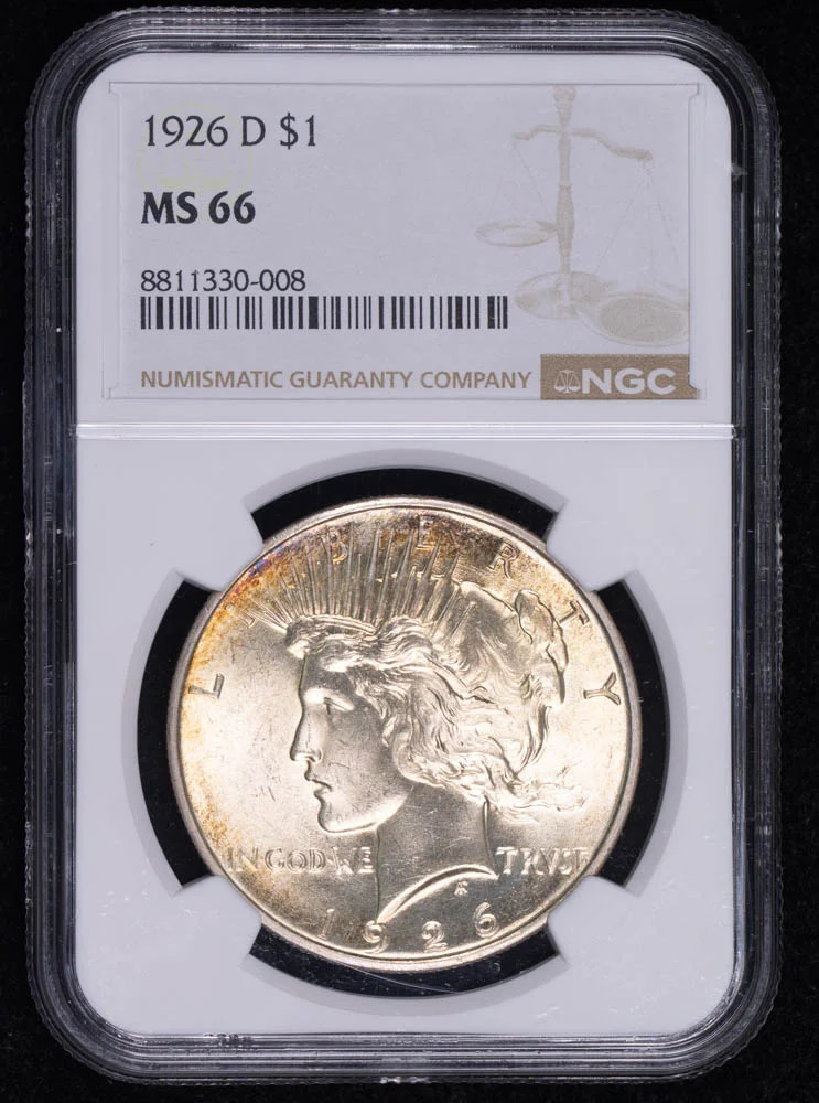1926 D Peace Silver Dollar NGC MS-66