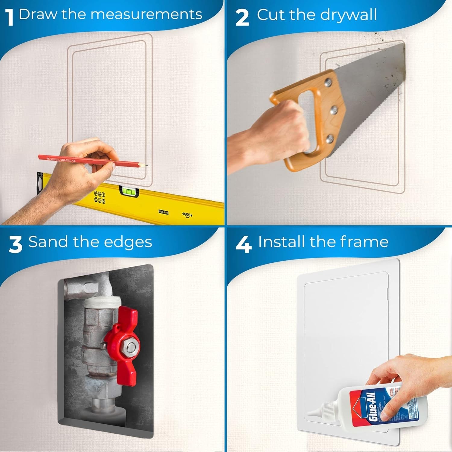 Modern 6x9 Drywall Access Panel - Lightweight, Durable & Versatile Solutions