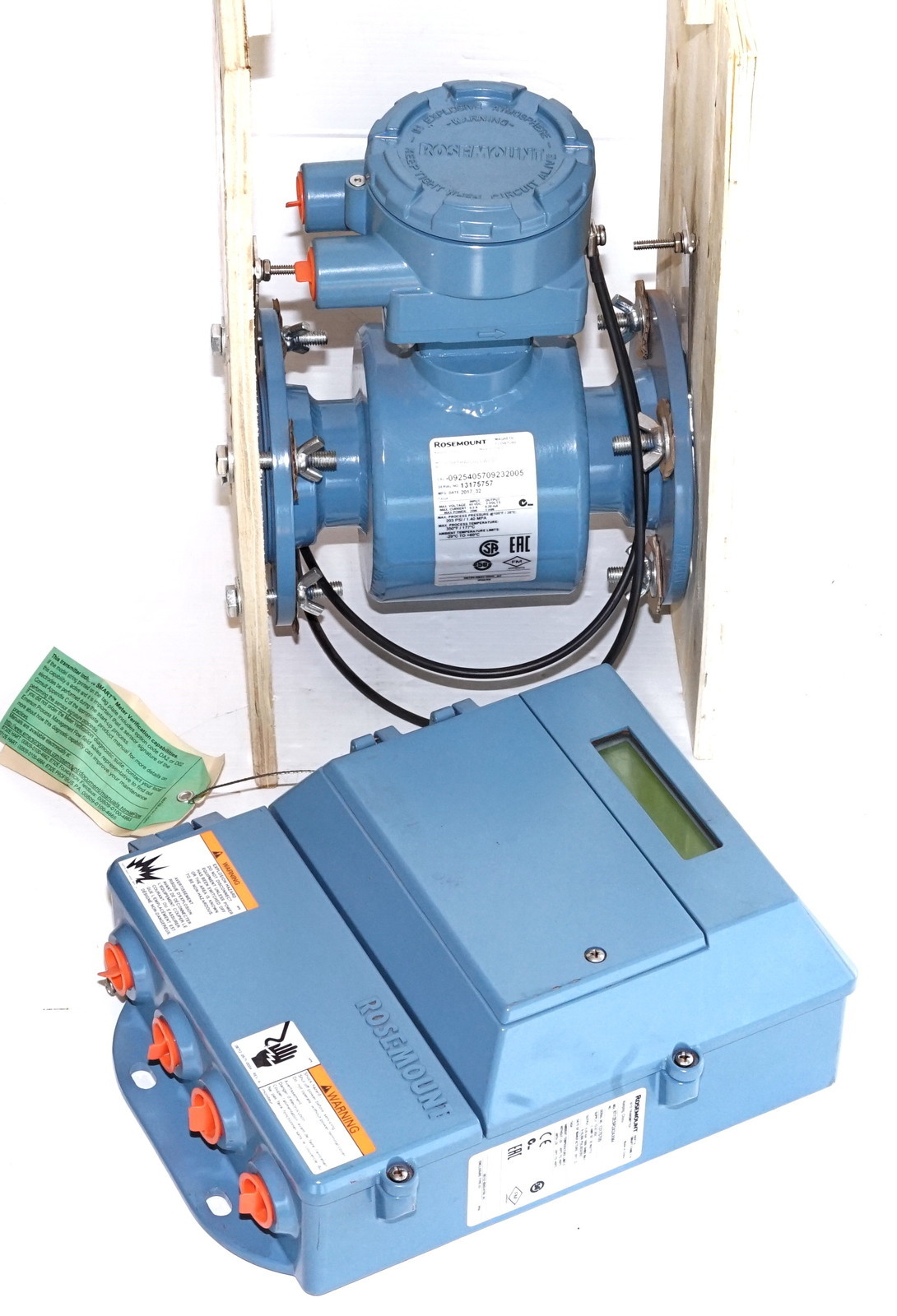 Rosemount 8700 8712/8705 2" 50mm Magnetic Flow Tube & Transmitter 1550L/min *NEW