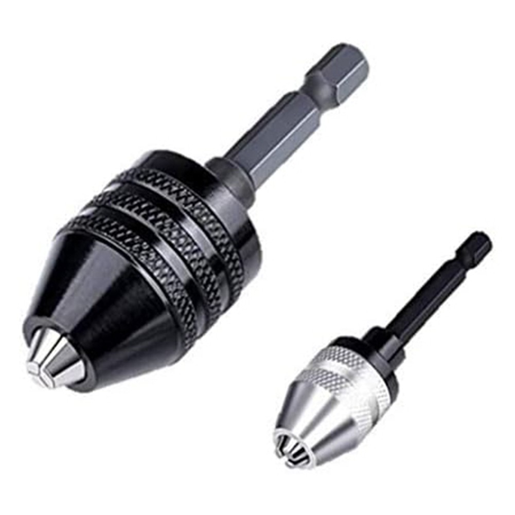 Drill Chuck Adapter-2Pcs Drill Chuck for  Driver,Drill Bit Adapter Keyless9532