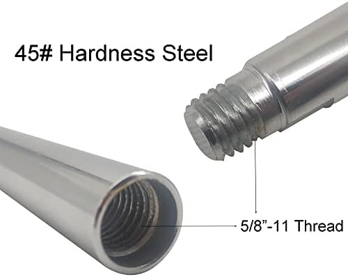 5/8"-11 Angle Grinder Extension Shaft Connecting Rod with Grinder Adjustable Spa