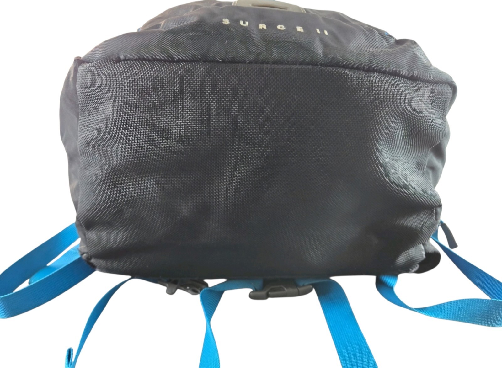 The North Face Surge II 27 Liter Backpack Black Blue Laptop Daypack Multi-Pocket