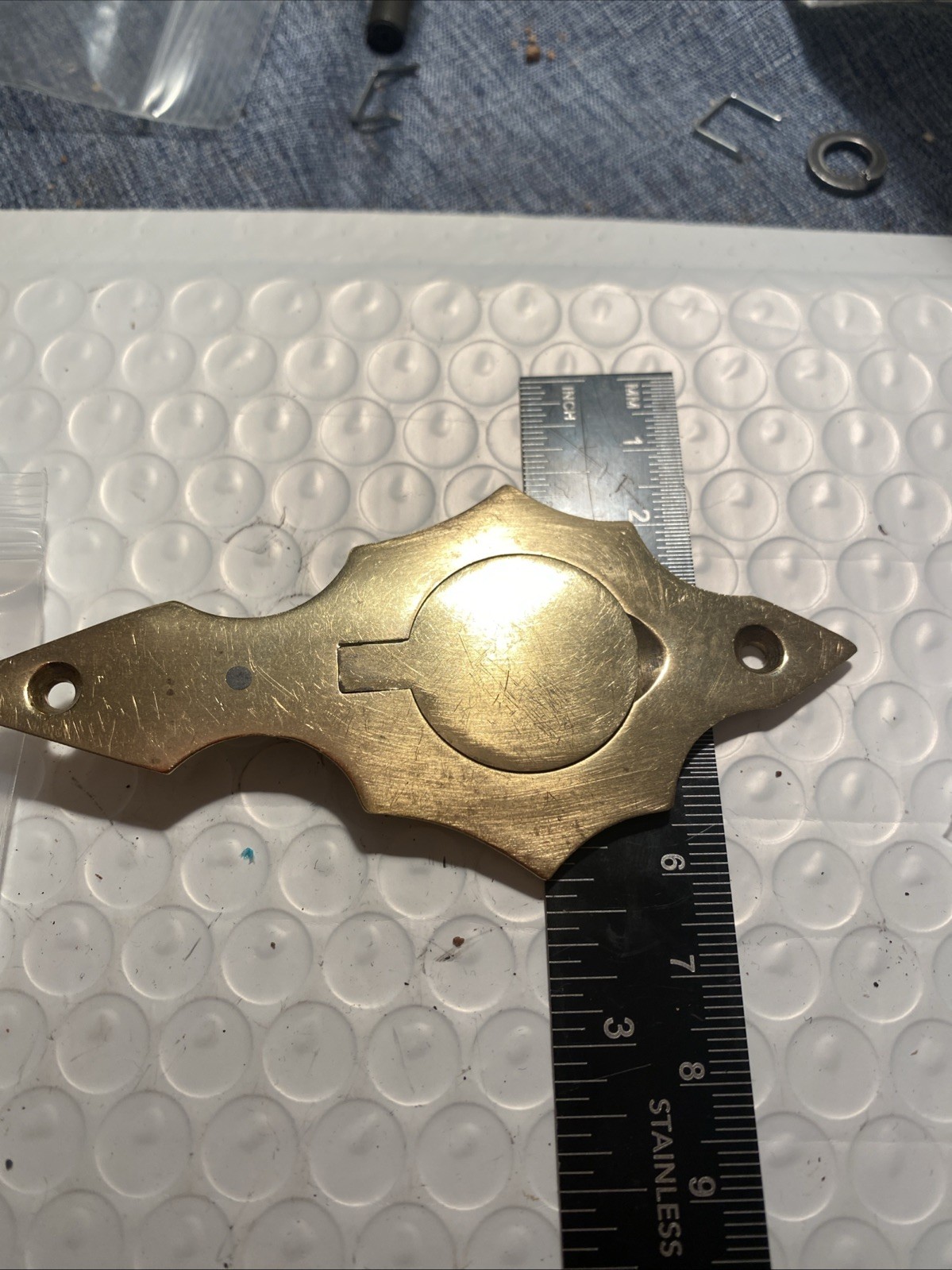 Brass Patch box For Muzzleloader