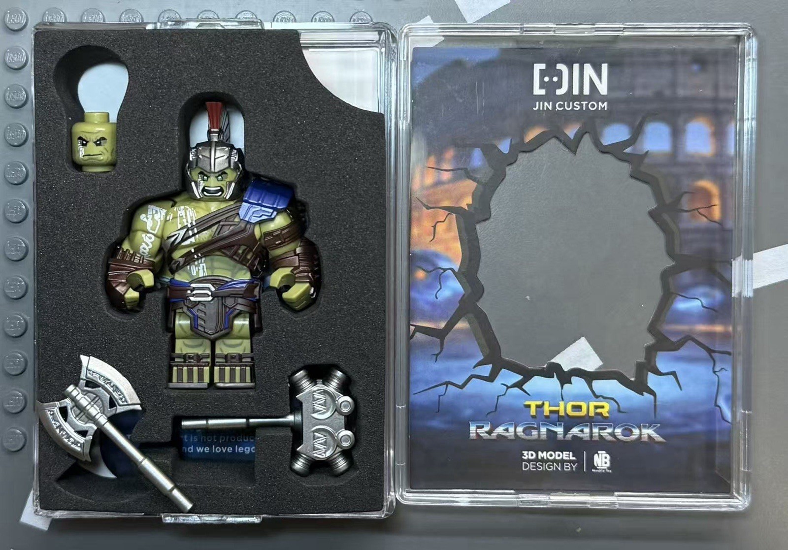 Jin Custom Minifigure Hulk Custom