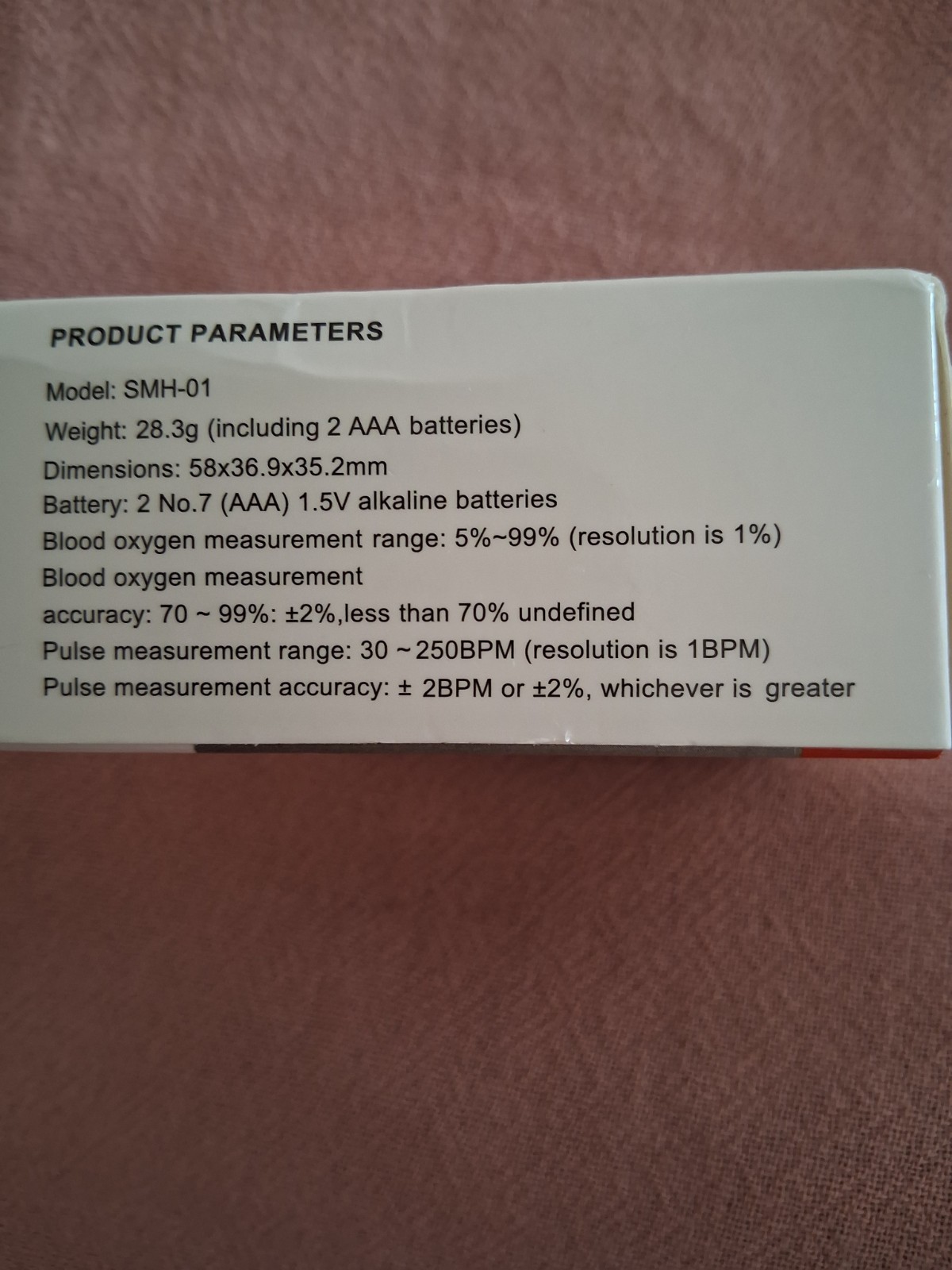 oximeter pulse finger