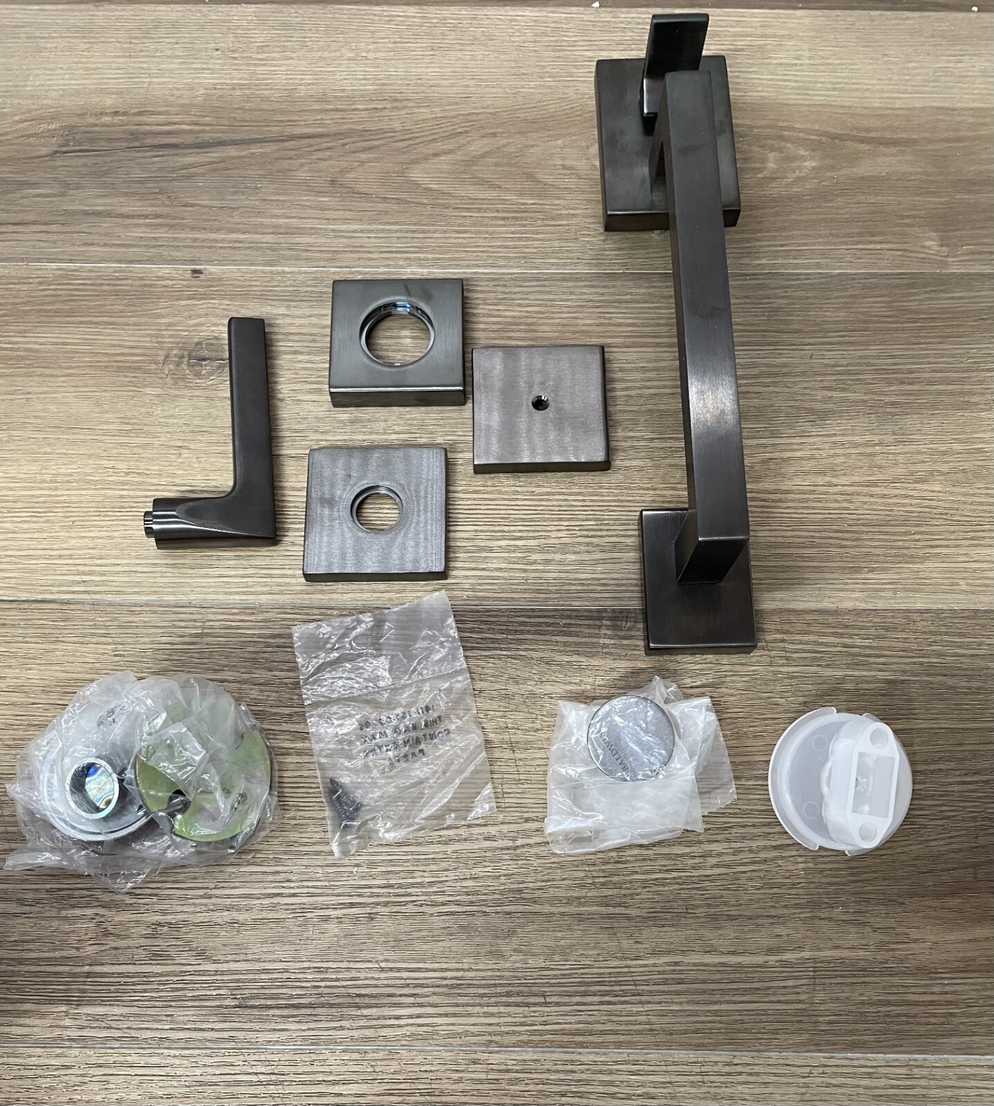 Baldwin 85390076LFD Minneapolis Left Handed Dummy Sectional Handleset-PARTS ONLY