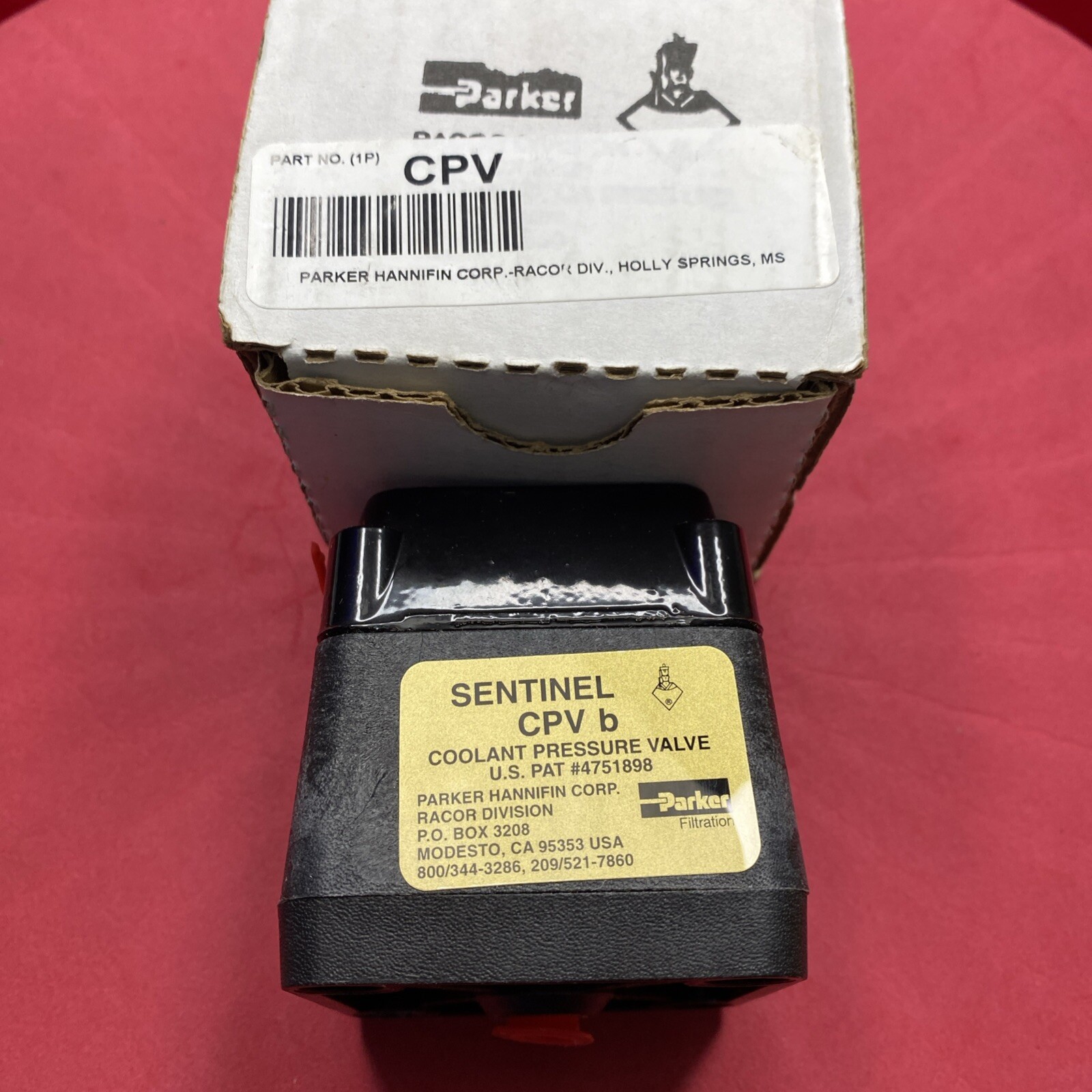 CPV PARKER SENTINEL COOLANT PRESSURE VALVE