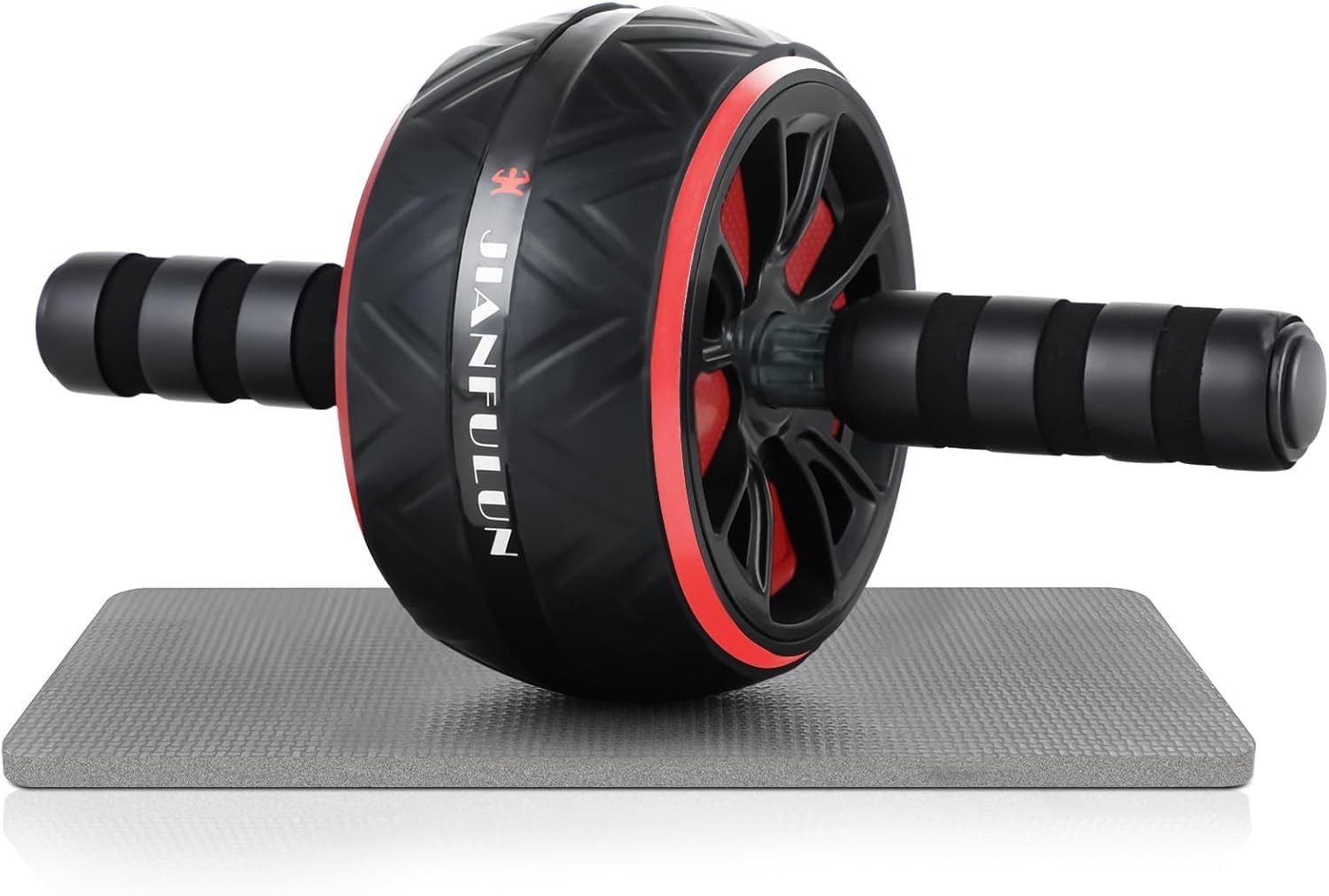 Ab Roller Wheel with Knee Pad, Ab Wheel Roller for Abs Workout & Core Strengt...