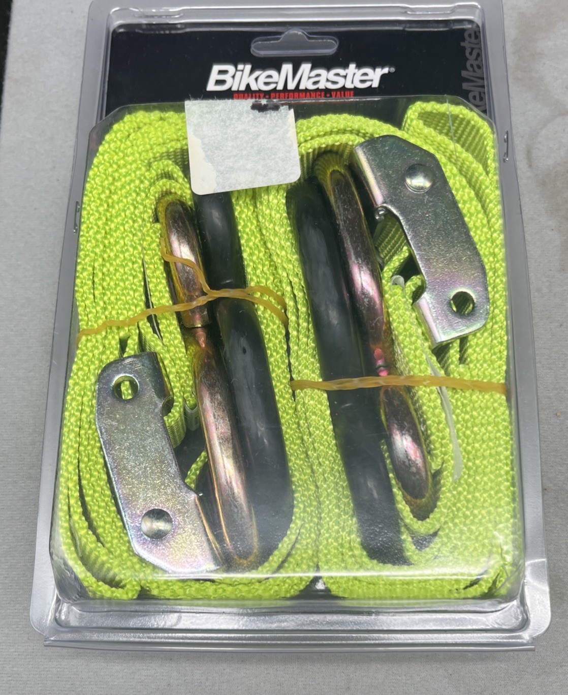 CC@22.4 BikeMaster 100508 1" x 72" Nylon Green Tie-Downs