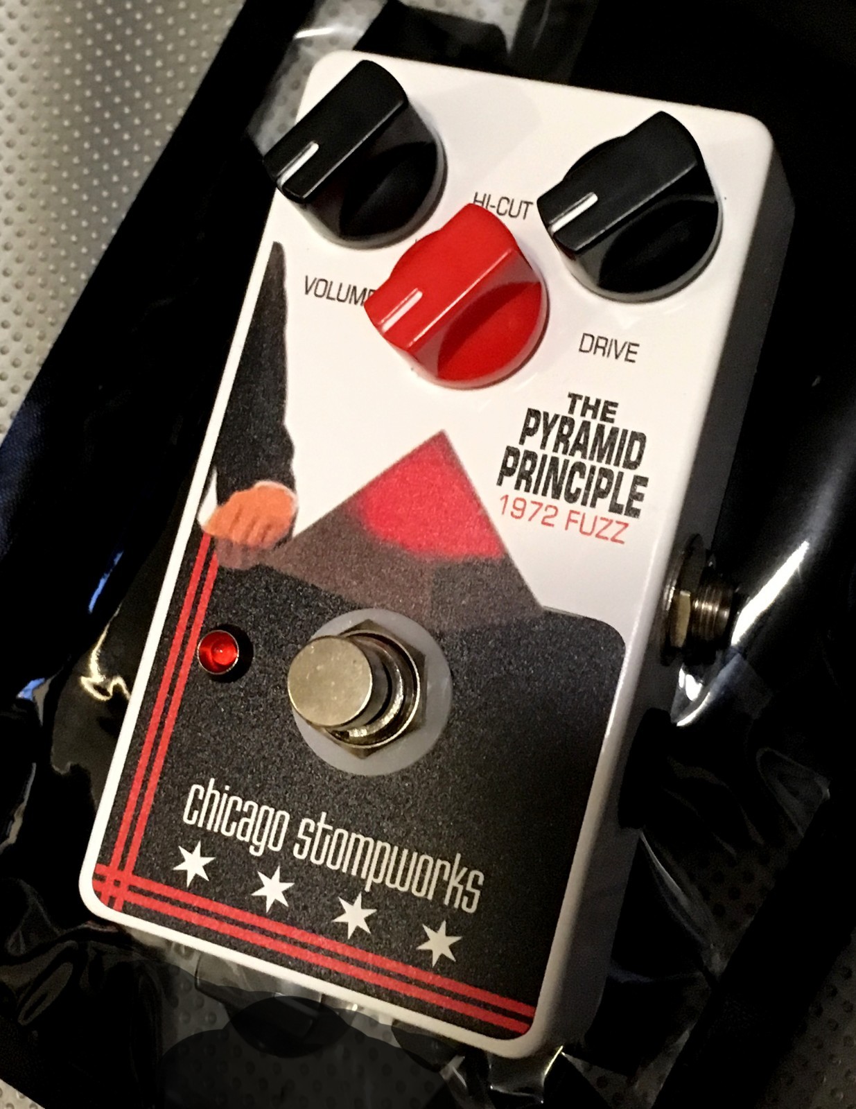 Chicago Stompworks THE PYRAMID PRINCIPLE - "Triangle" Big Muff Clone Pedal