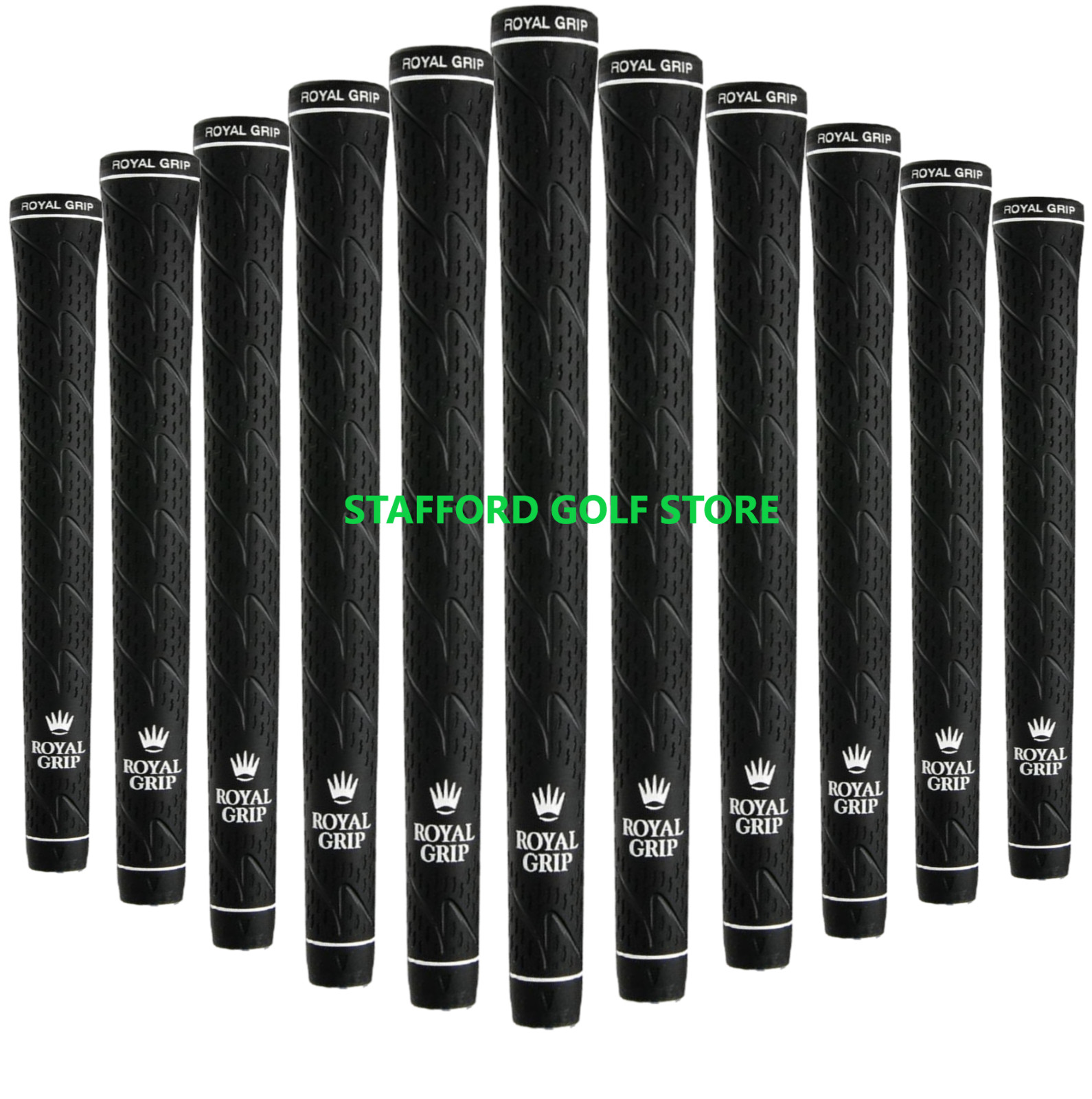 Royal Grip Classic V Golf Grips Standard Midsize Oversize .580 .600 Round Core