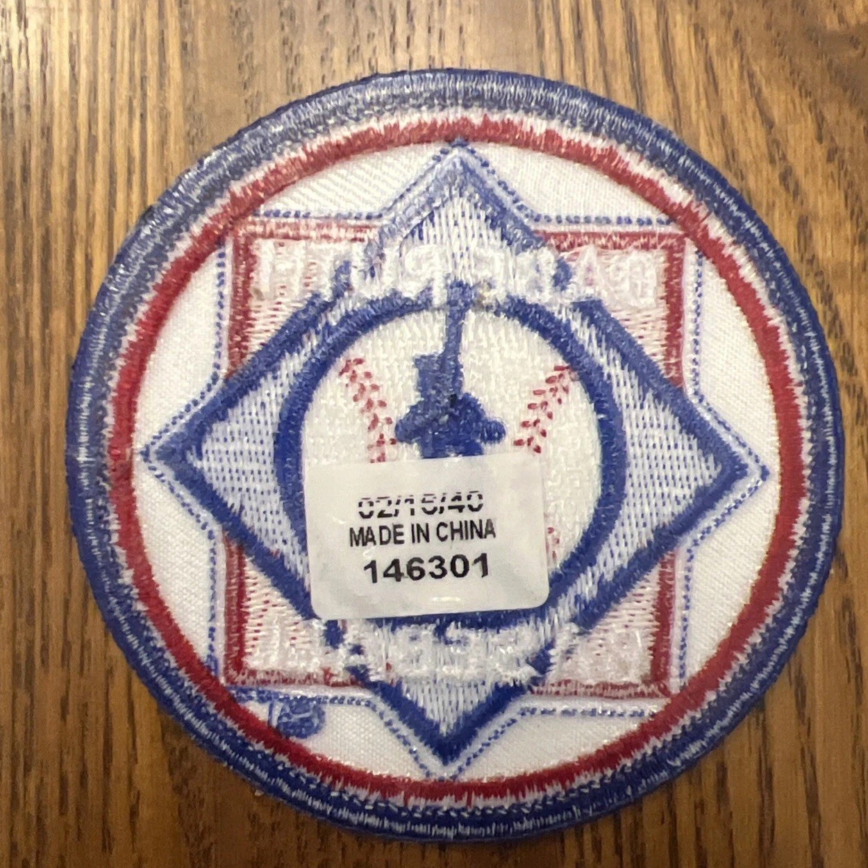 Babe Ruth Baseball League 3” Diameter Patch - Sew On or Iron On NEW