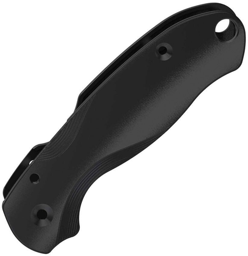 Flytanium DLC-Coated Titanium Lotus Handle Scales For Spyderco Para 3 FLY-1013BK