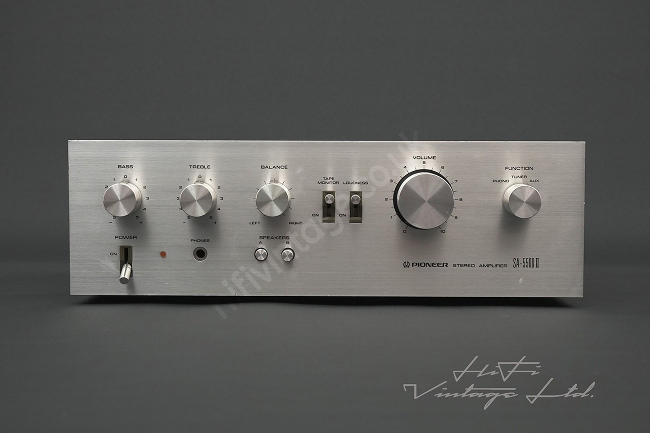 Pioneer SA-5500 II Stereo Amplifier ©HiFi Vintage
