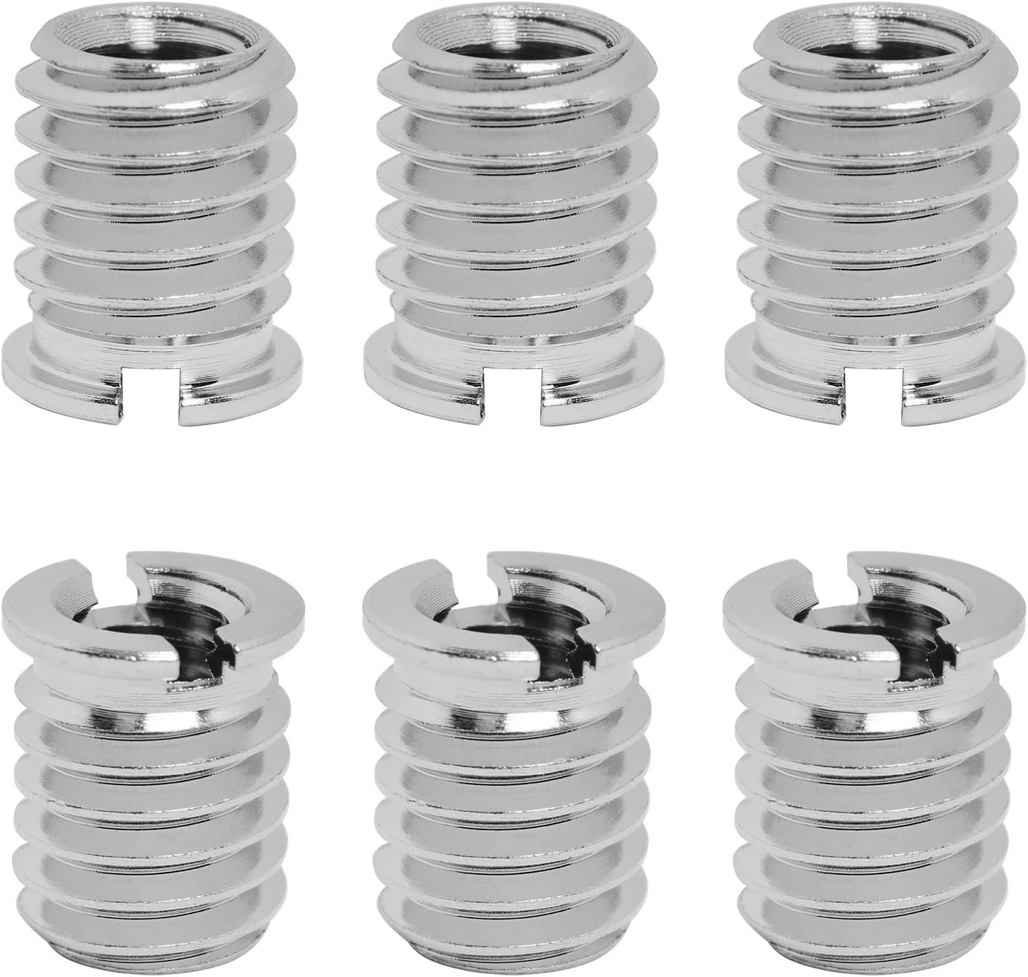 Threaded Screw Adapter  6PCS 1/4"-20 Female to 3/8"-16 Male Easy Mount Convert S
