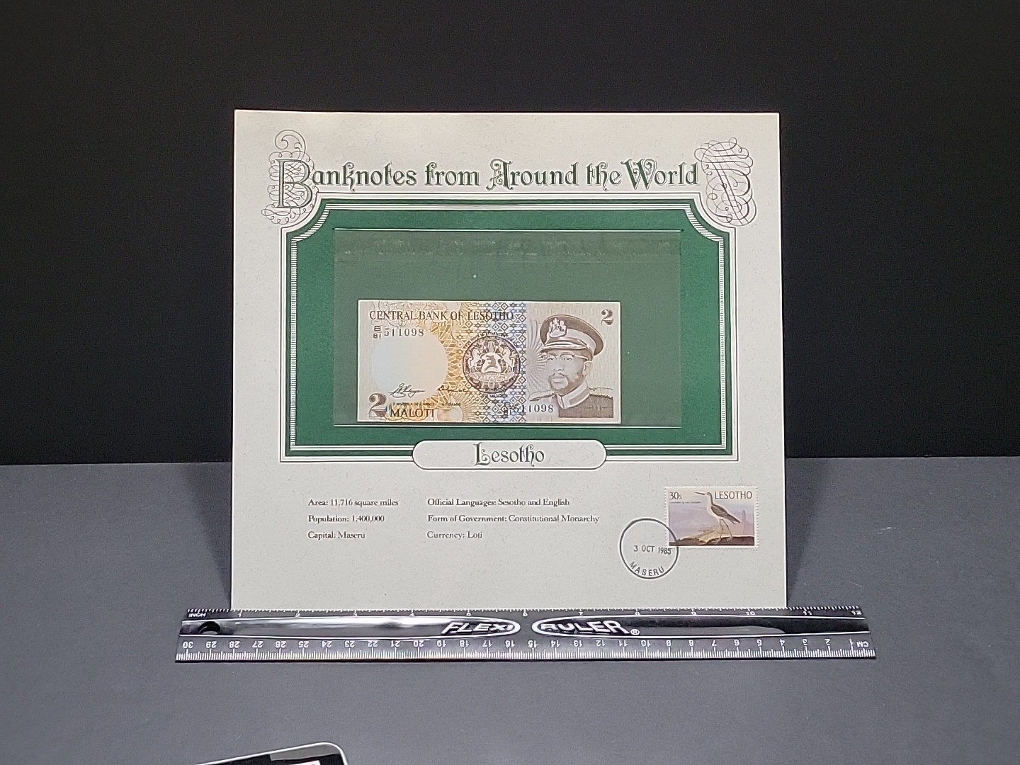 🇱🇸 World Banknotes Lesotho 2 maloti  1981 P-4a UNC 062825-9
