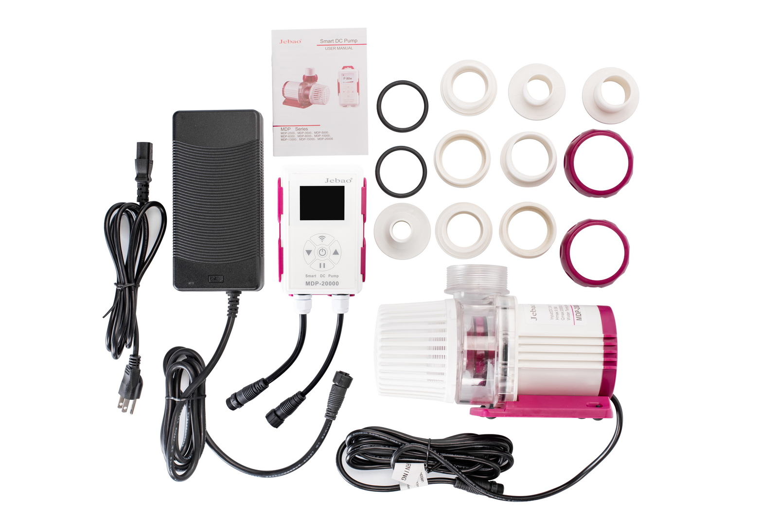 Jebao MDP-20000 5283gph Smart DC Pump with LCD Display Controller for Reef Tank
