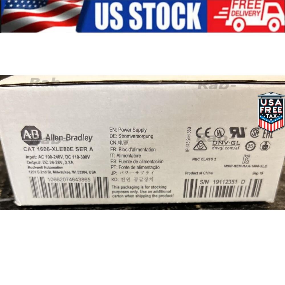 New Allen-Bradley 1606-XLE80E Power Supply 1606XLE80E