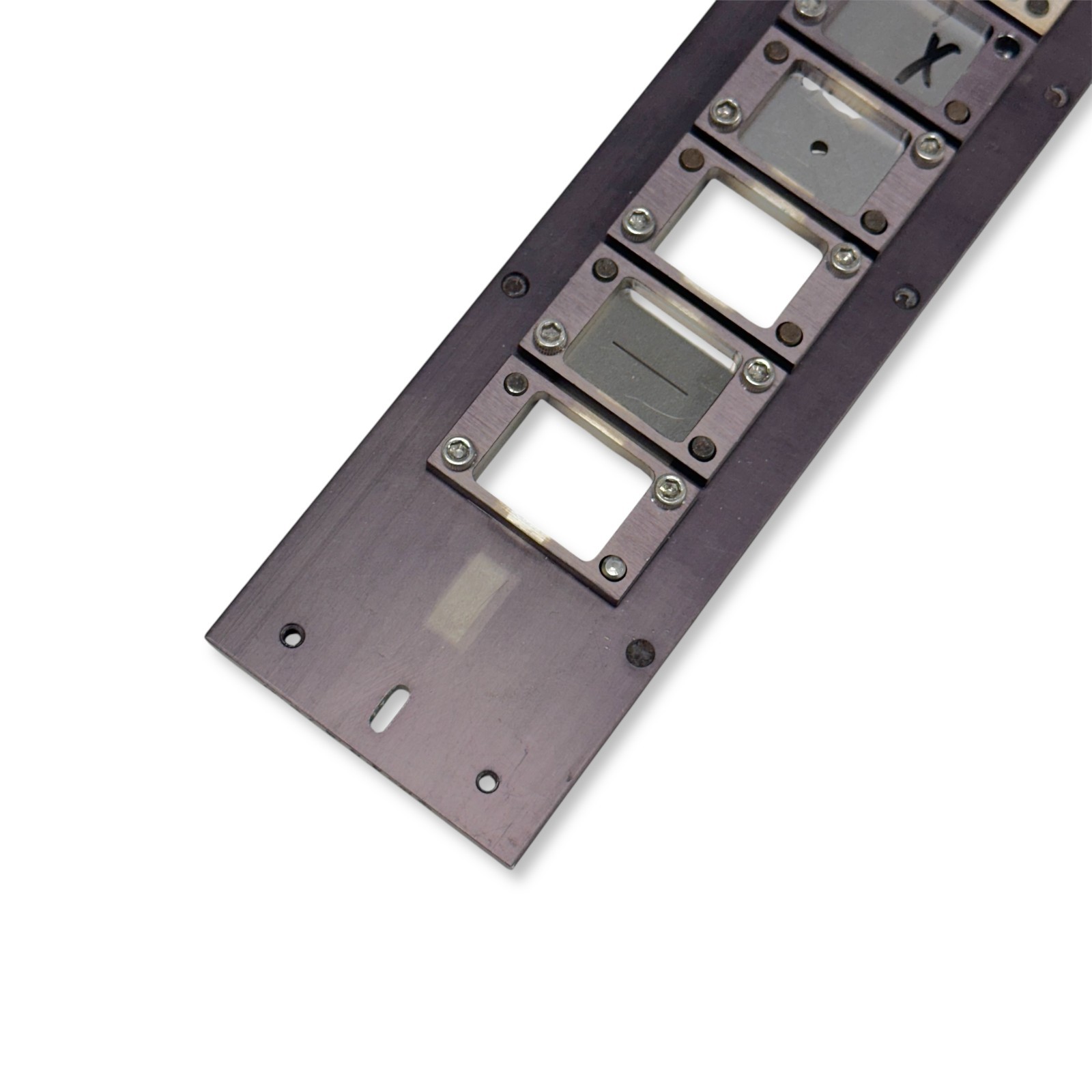 Industrial Multi-Aperture Slider Plate Target Carrier Optical Microscope Part