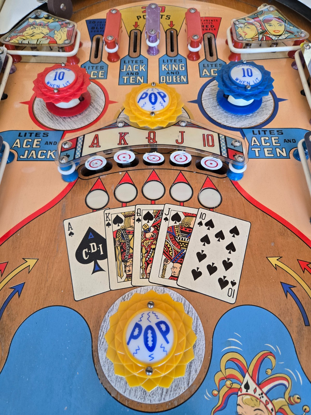 Refurbished Royal Flash Pinball Machine (Chicago Coin) 1964