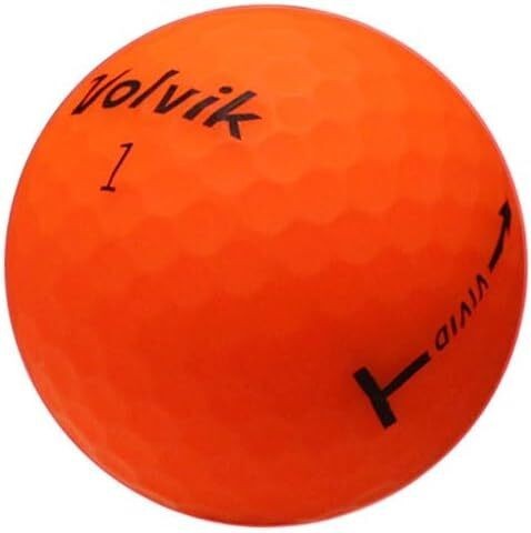 48 Volvik Vivid Orange Used Golf Balls, Mint Condition, AAAAA Quality