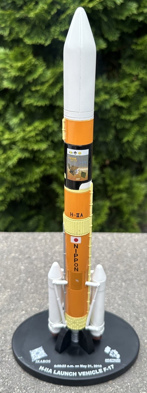 H-IIA Japanese Launch Vehicle F-17 Model with 2 Boosters & Stand Diecast? L@@K!
