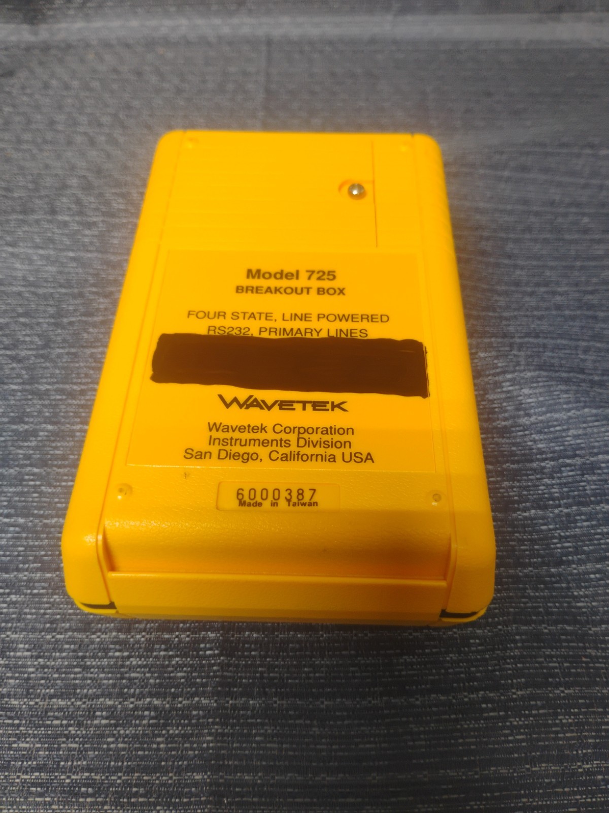 Wavetek Breakout Box, 725 RS232