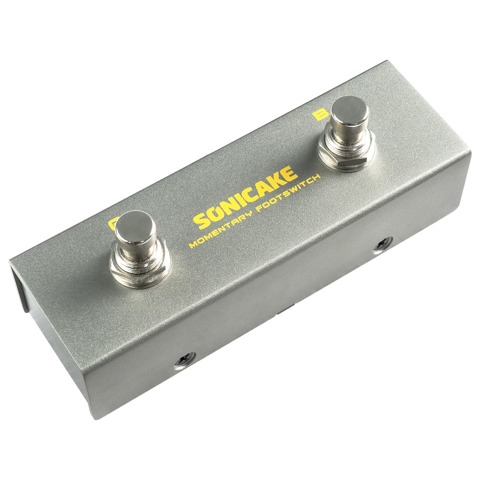 SONICAKE Dual Footswitch Pedal for Guitar Effect Pedal Dual Momentary Foot Sw...