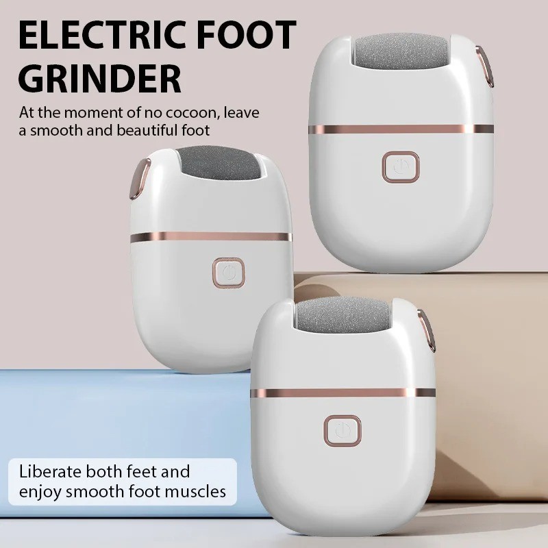 Rechargeable Electric Foot Grinder Dead Skin Remover Calluses Feet Scrubber Elec