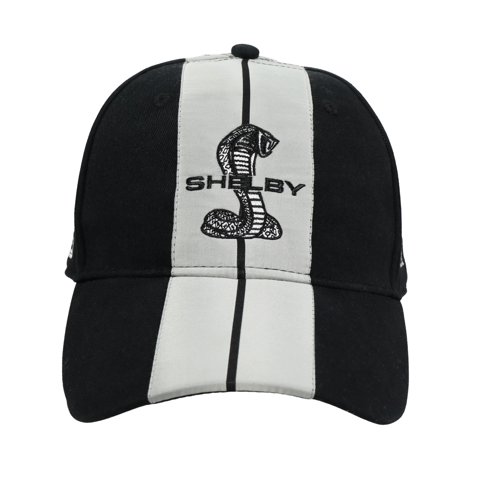 Shelby Cobra Official Black with Grey Stripes Hat