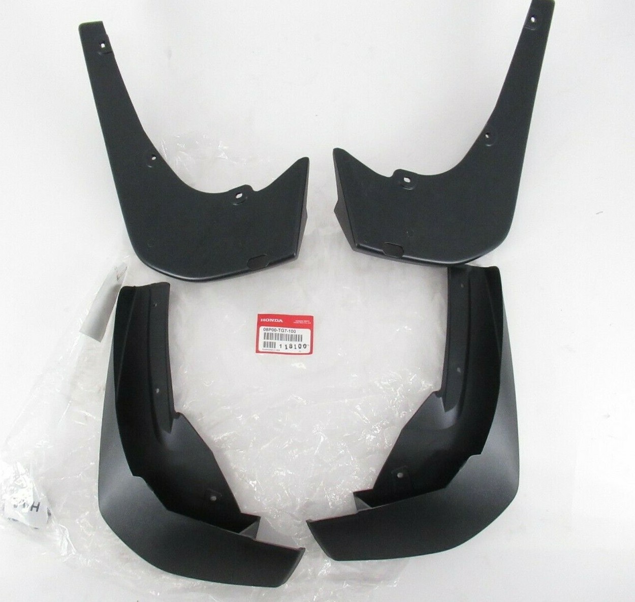Genuine OEM Honda 08P00-TG7-100 Mud Flap Splash Guard 4pc Set 2016-2018 Pilot