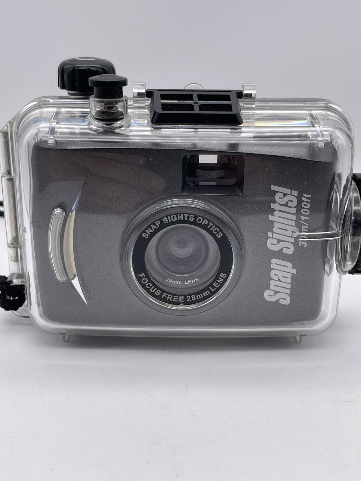 Vintage Snap Sights 35mm Camera with Waterproof Underwater Case
